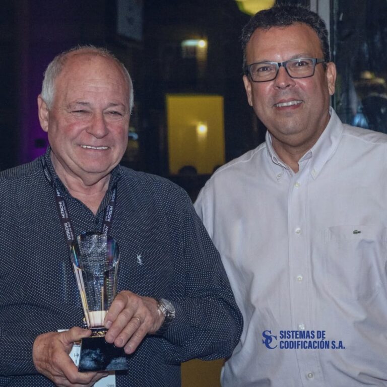Reconocimiento a SISCOD® por sus 20 años de trayectoria con HITACHI, un camino de trabajo y compromiso compartido.